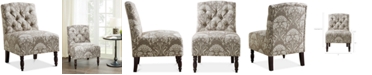 Furniture Charlotte Tufted Armless Chair